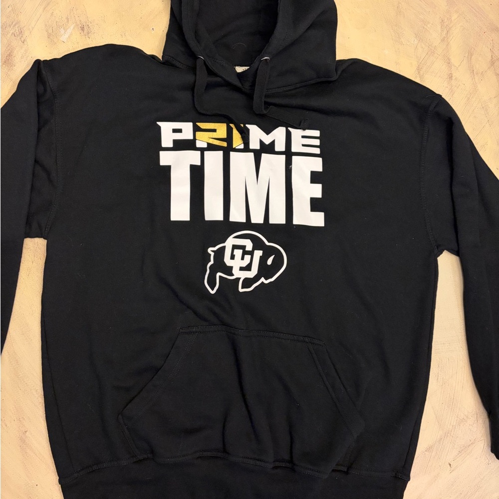 Mens Jon Lauren Apparel Colorado Buffaloes Prime Time Hoodie Sweatshirt Size XXL